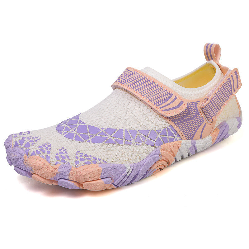 Damen Multifunktionale Aqua-Badeschuhe mit rutschfester Sohle und elastischem Klettverschluss R&B