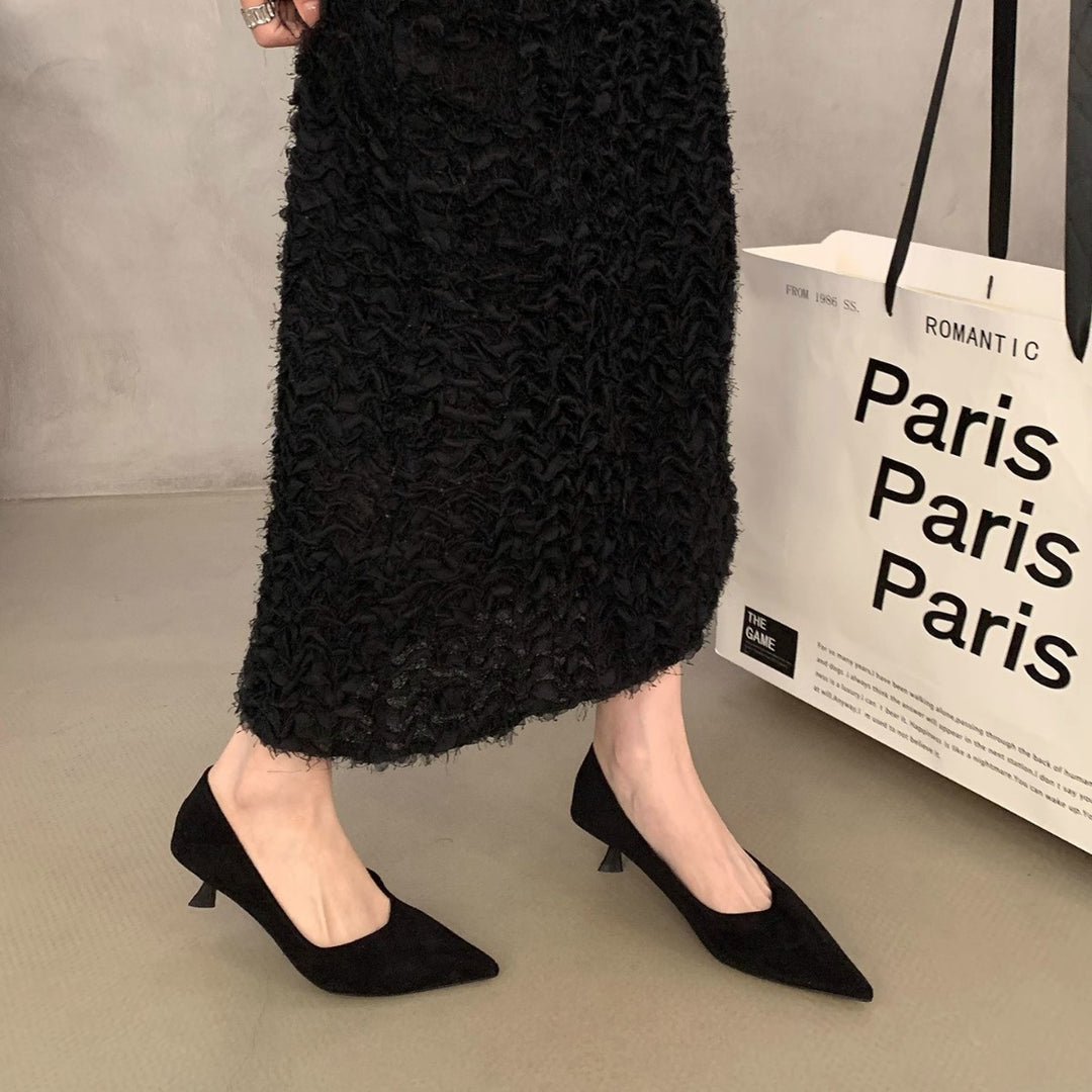 Damen elegante spitze Pumps mit klassischem Design R&B