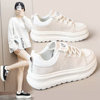 Damen sportliche Sneakers mit gedämpfter Laufsohle und atmungsaktivem Obermaterial R&B