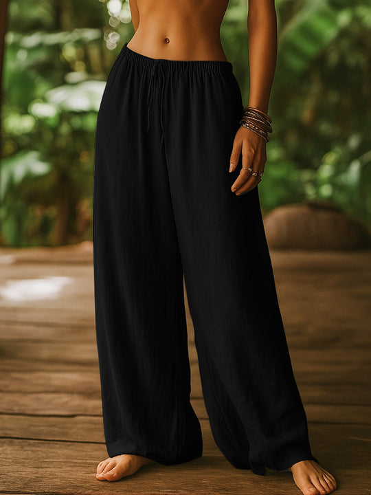 Damen Bequeme Sommerhose mit elastischem Bund R&B