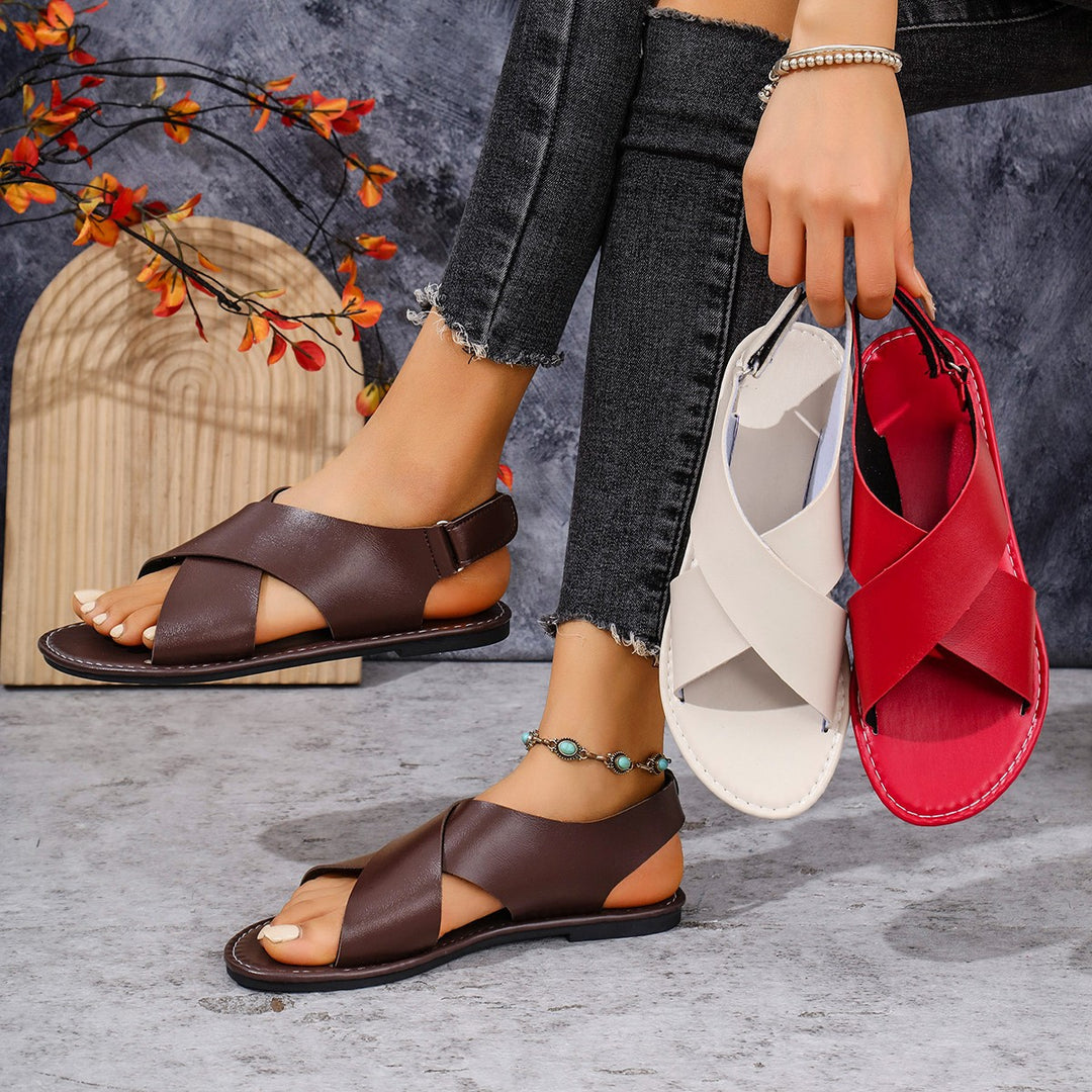 Damen Riemensandalen mit verstellbarem Riemendesign R&B