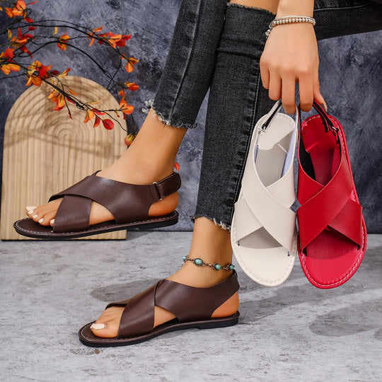 Damen Riemensandalen mit verstellbarem Riemendesign R&B
