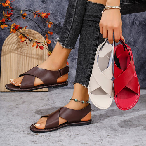 Damen Riemensandalen mit verstellbarem Riemendesign R&B
