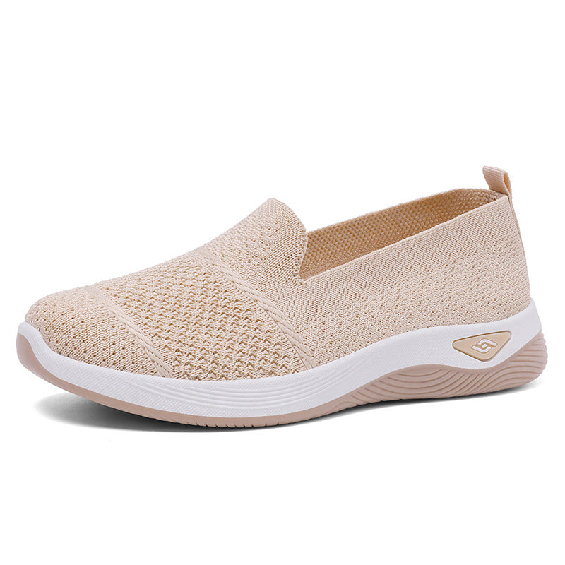 Damen Komfortable Slip-On Freizeit-Schuhe mit atmungsaktivem Obermaterial R&B