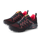 Damen Sportliche Trail-Laufschuhe mit atmungsaktiver Oberflächenstruktur und rutschfester Sohle R&B