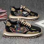 Damen Modische Sneakers mit vielfältigem Ethno-Muster und strapazierfähiger Sohle