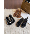 Damen komfortable Zehensandalen mit rutschfester Sohle R&B