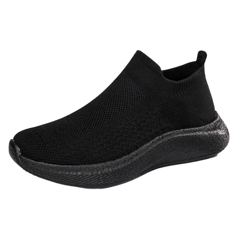 Damen Sneakers mit elastischem Strick-Obermaterial und rutschfester Sohle R&B