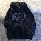 Damen Hoodie mit lässigem Print und Kapuze