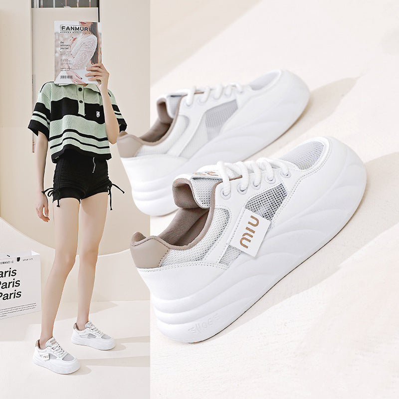 Damen sportliche Sneakers mit atmungsaktivem Obermaterial und innovativer Dämpfung R&B