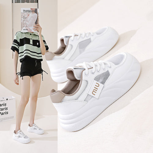 Damen sportliche Sneakers mit atmungsaktivem Obermaterial und innovativer Dämpfung R&B