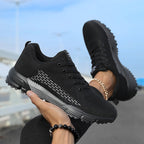 Damen Sportliche Lauf-Sneaker mit atmungsaktiver Mesh-Oberfläche und rutschfester Sohle