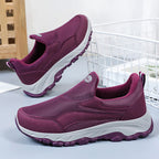 Damen Sportliche Slip-On Sneakers mit rutschfester Sohle und dematmungsaktiven Obermaterial R&B