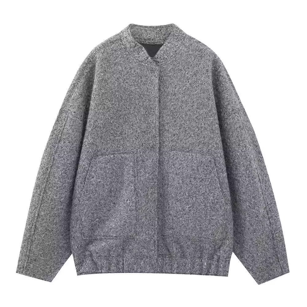 Damen Fleece-Jacke mit praktischen Taschen und elastischem Bund R&B