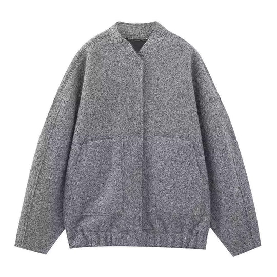 Damen Fleece-Jacke mit praktischen Taschen und elastischem Bund R&B
