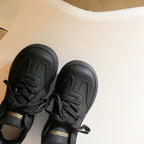 Damen Modische Plateau-Sneaker mit bequemem Schnürsystem und urbanem Design R&B
