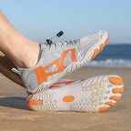 Damen nan ultraleichte Barfuß-Wasserschuhe mit rutschfester Flexsohle und Schnellverschluss R&B