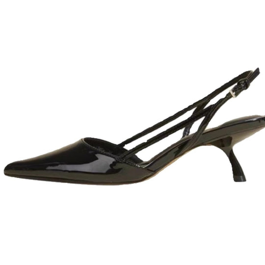 Damen Slingback High Heel Schuhe mit elegantem Spitzen-Design R&B