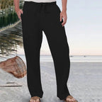 Herren nan weiche Loungehose aus Baumwolljersey mit elastischem Tunnelzugbund und seitlichen Eingrifftaschen R&B