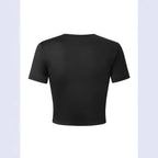 Damen Crop-T-Shirt mit motivierendem Schriftzug R&B
