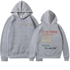 Damen Kapuzenpullover mit motivierendem Schriftzug