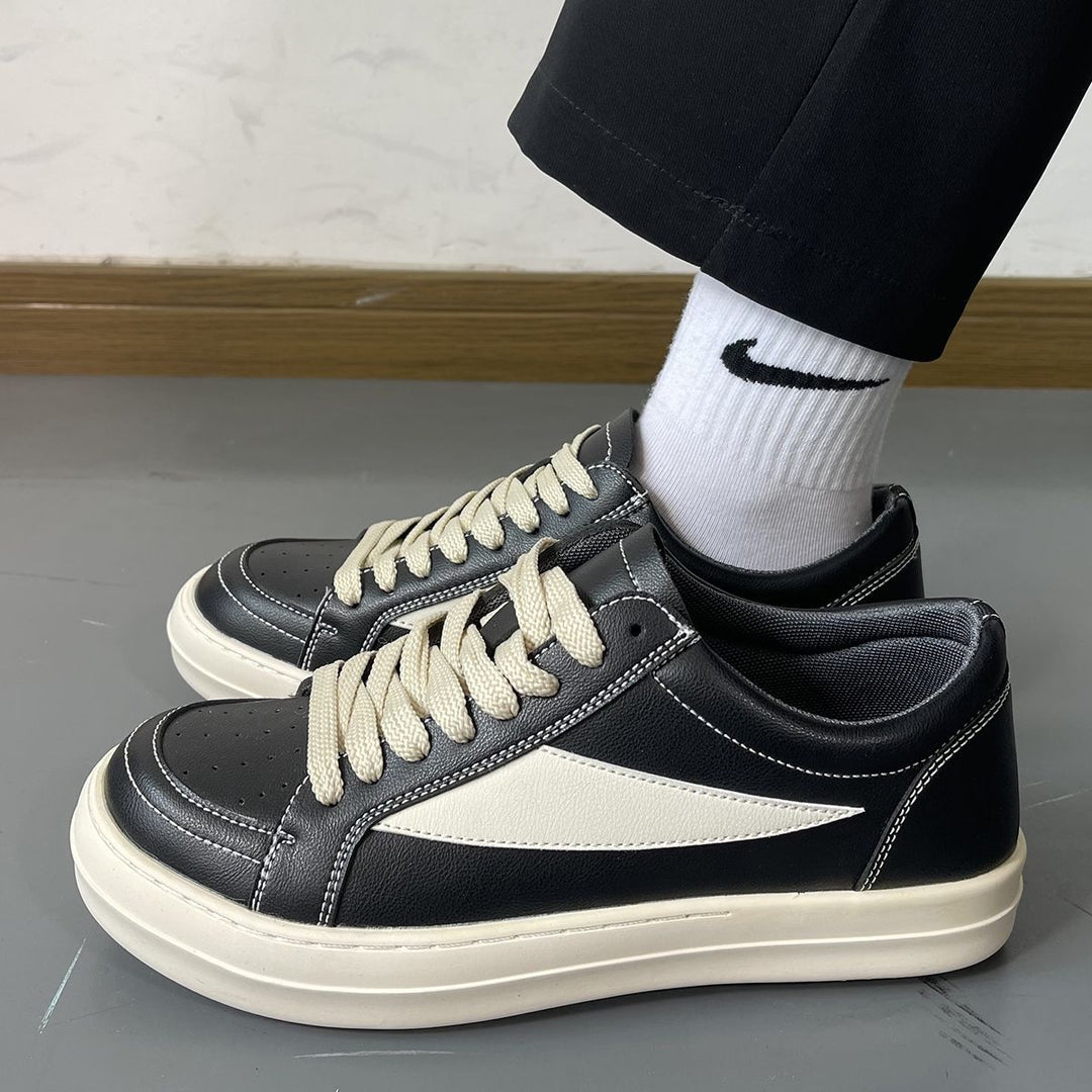 Damen Sportliche Sneakers aus hochwertigem Leder mit klassischem Design R&B