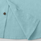 Herren lässiges Hemd mit Kapuze und Knopfdetails R&B