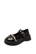 Damen Komfortable Slipper mit elegantem Riemendesign und modischer Schleife R&B