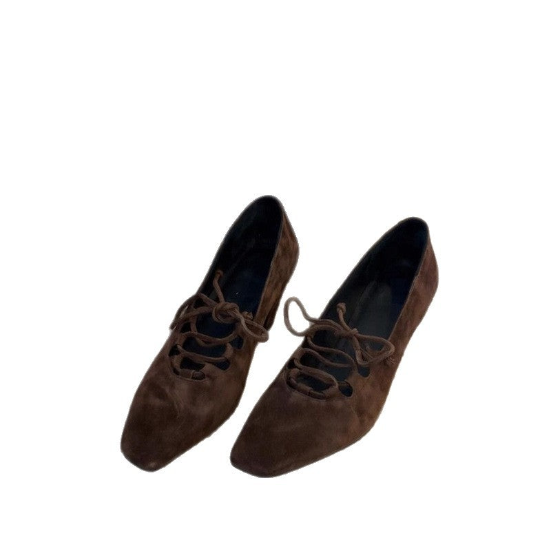 Damen modische Schnürschuhe mit offenem Design R&B