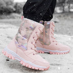 Damen Gefütterte Winterboots mit rutschfester Sohle und modischem Design R&B