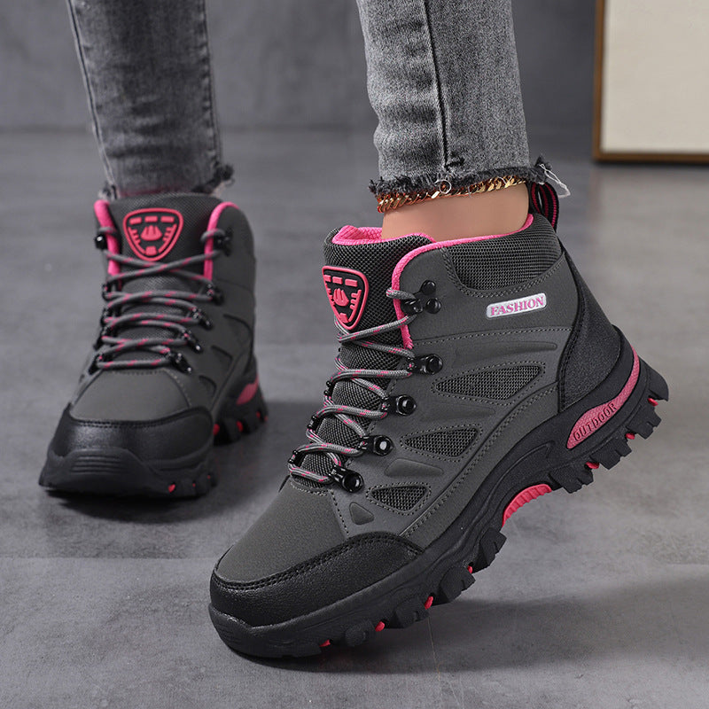 Damen Outdoor-Wanderschuhe mit rutschfester Sohle und atmungsaktivem Obermaterial
