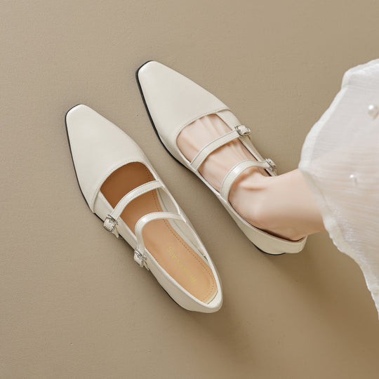 Damen elegante Slingback-Ballerinas mit modischen Riemchen und komfortabler Innensohle R&B