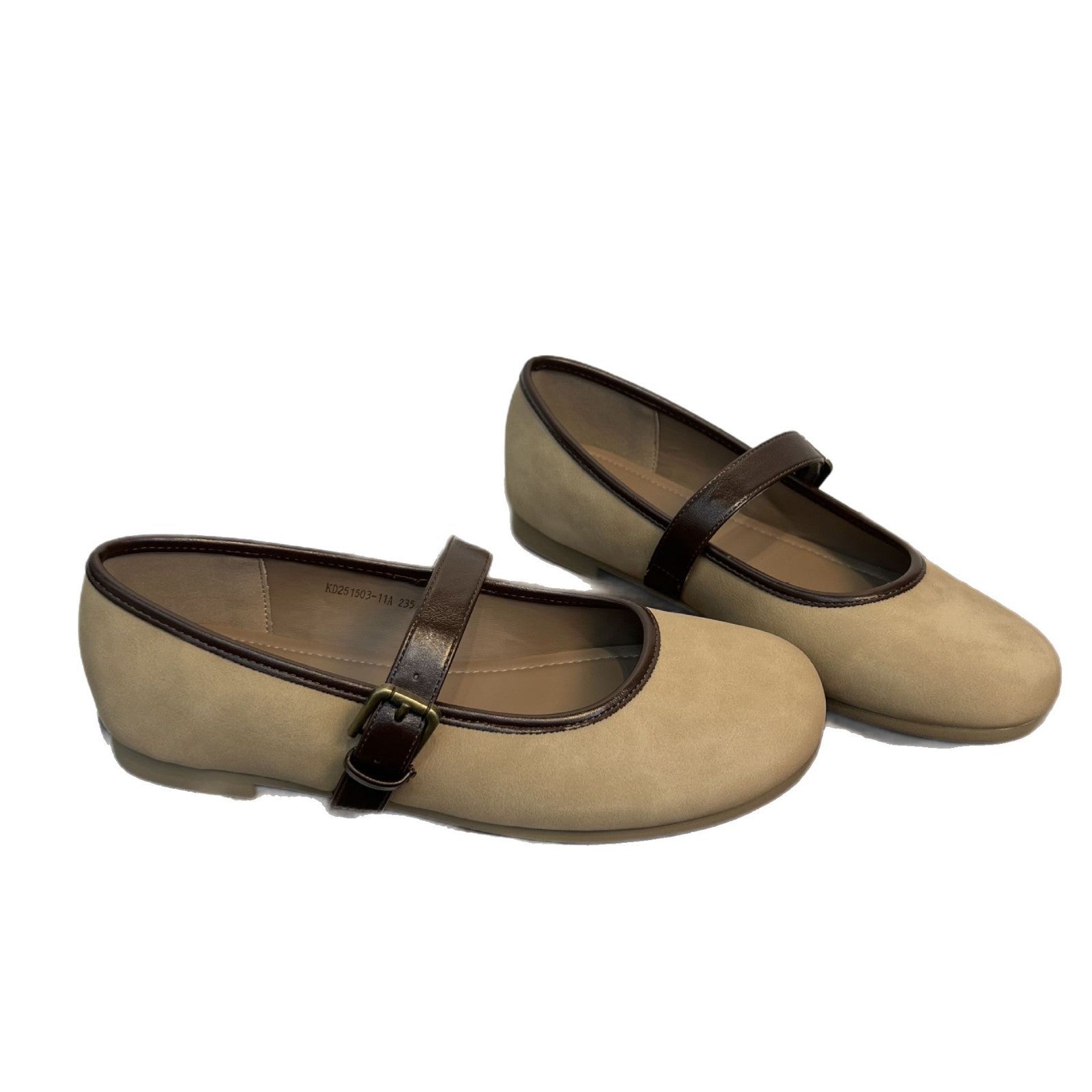 Damen Ballerinas mit modischem Riemen und ergonomischer Innensohle R&B