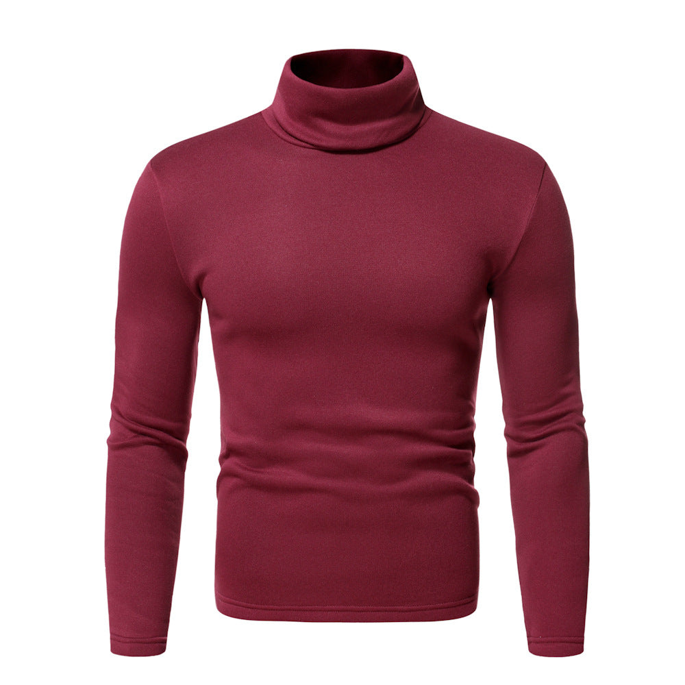 Herren Rollkragenpullover aus weichem Baumwoll-Mix R&B