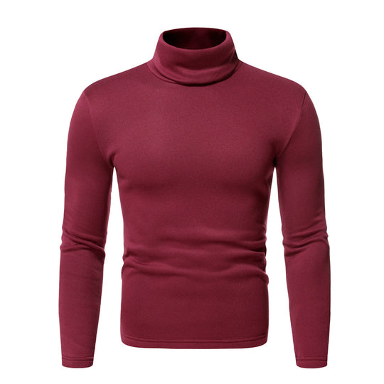Herren Rollkragenpullover aus weichem Baumwoll-Mix R&B
