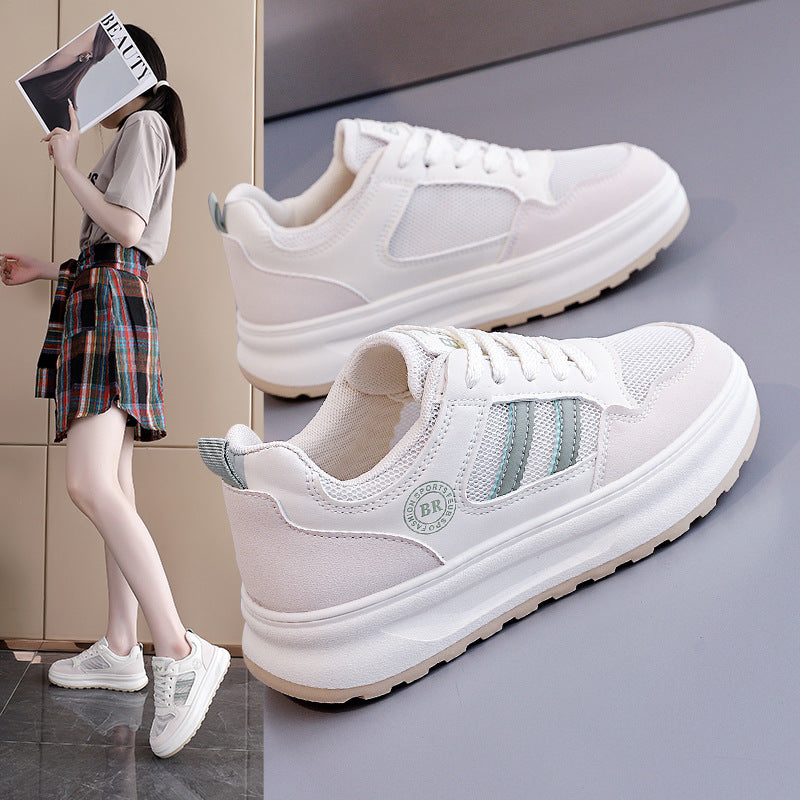Damen Sportliche Sneakers mit atmungsaktiver Mesh-Oberfläche und stabilisierender Sohle R&B