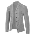 Herren Strickjacke mit modischem Zopfmuster und strukturierter Textur