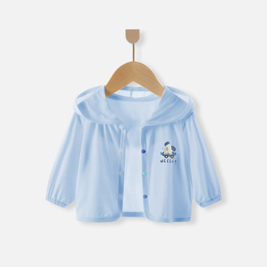 Unisex nan leichte gepanelte zip-up Kapuzenjacke für Kinder R&B
