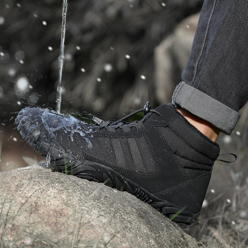 Damen Hohe Outdoor-Wanderschuhe mit rutschfester Sohle und atmungsaktivem Obermaterial