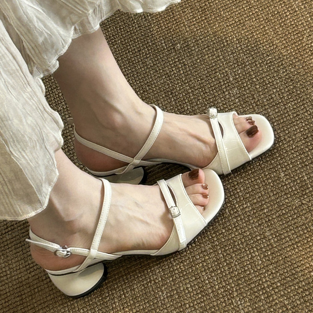 Damen Slingback Sandalen mit verstellbaren Riemchen und komfortablem Fußbett R&B