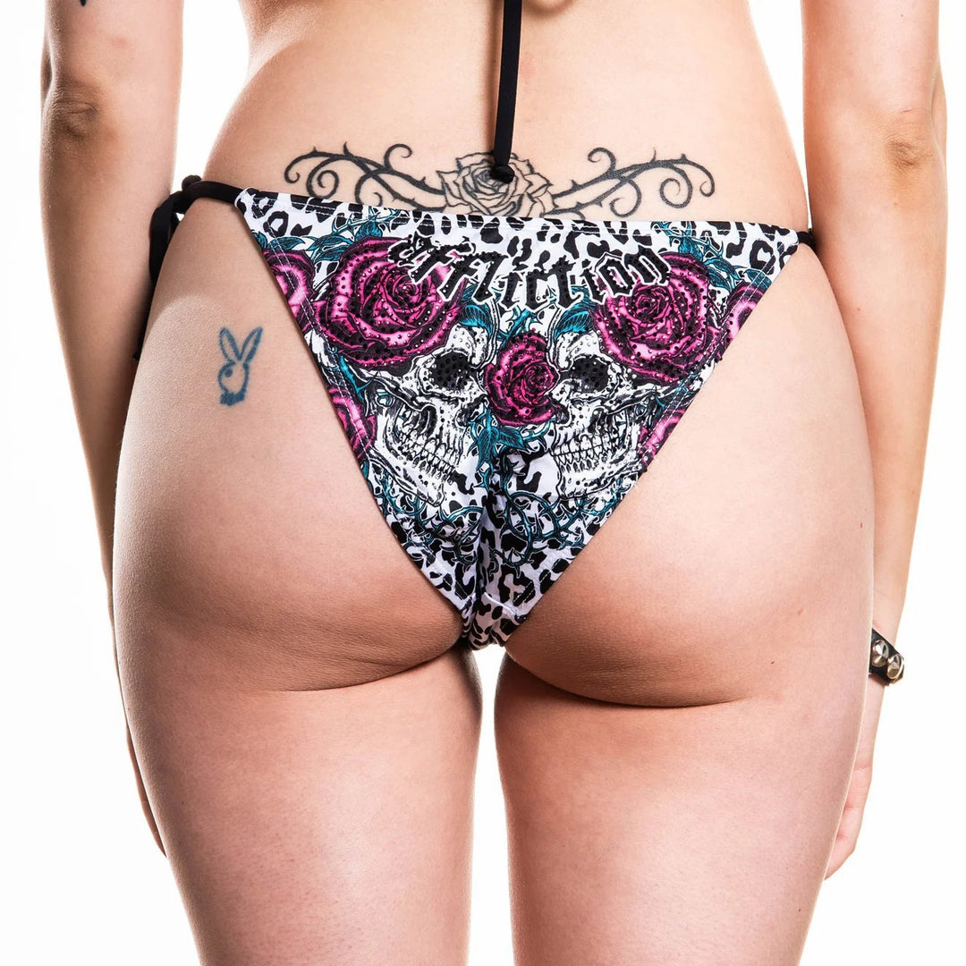 Damen Triangel-Bikini mit Skulls-Design R&B