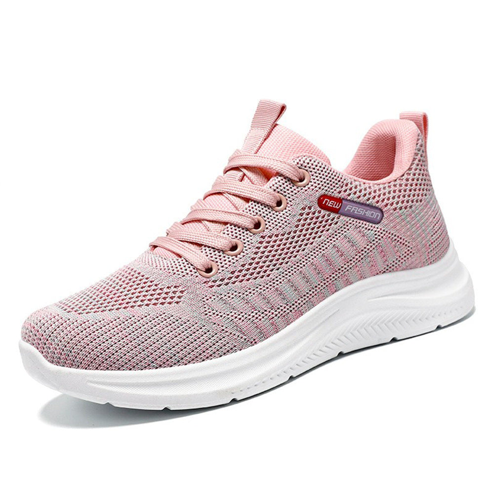 Damen Leichte Fitness Sneakers mit atmungsaktivem Mesh-Obermaterial R&B