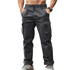 Herren Cargo-Hose mit funktionalen Seitentaschen und elastischem Bund R&B