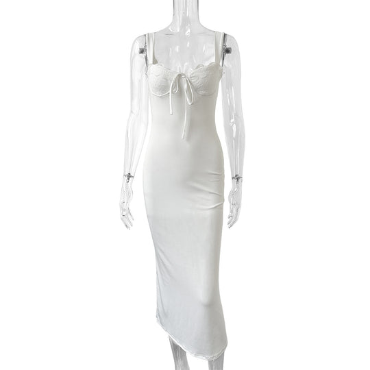 Damen Elegantes und figurschmeichelndes Maxikleid R&B