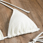 Damen Mesh-Badeanzug mit gR&Bundenem Oberteil und hohem Bund R&B
