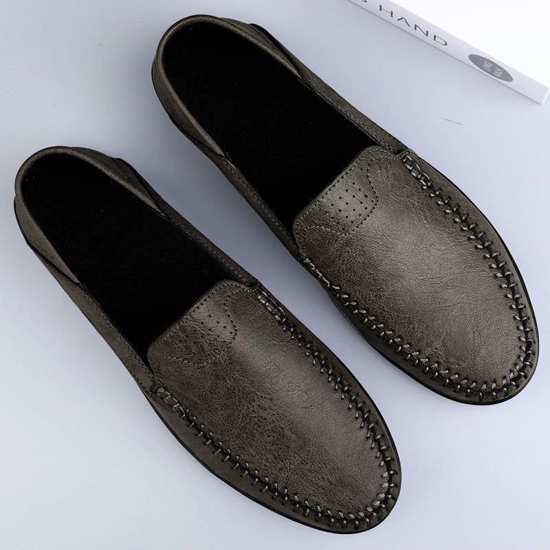 Herren Mokassins aus weichem Leder mit rutschfester Sohle R&B