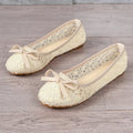Damen Ballerinas mit filigranem Spitzen-Design und zarter Schleifen-Applikation R&B