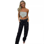 Damen Cargo-Hose mit Baumwollmix und praktischen Taschen R&B