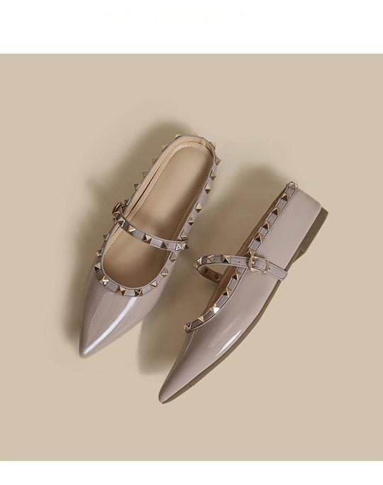 Damen elegante Slingback-Pumps mit zierlichem Riemchendesign R&B
