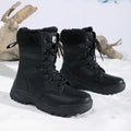 Damen warme Winterstiefel mit isolierender Polsterung und rutschfester Sohle R&B
